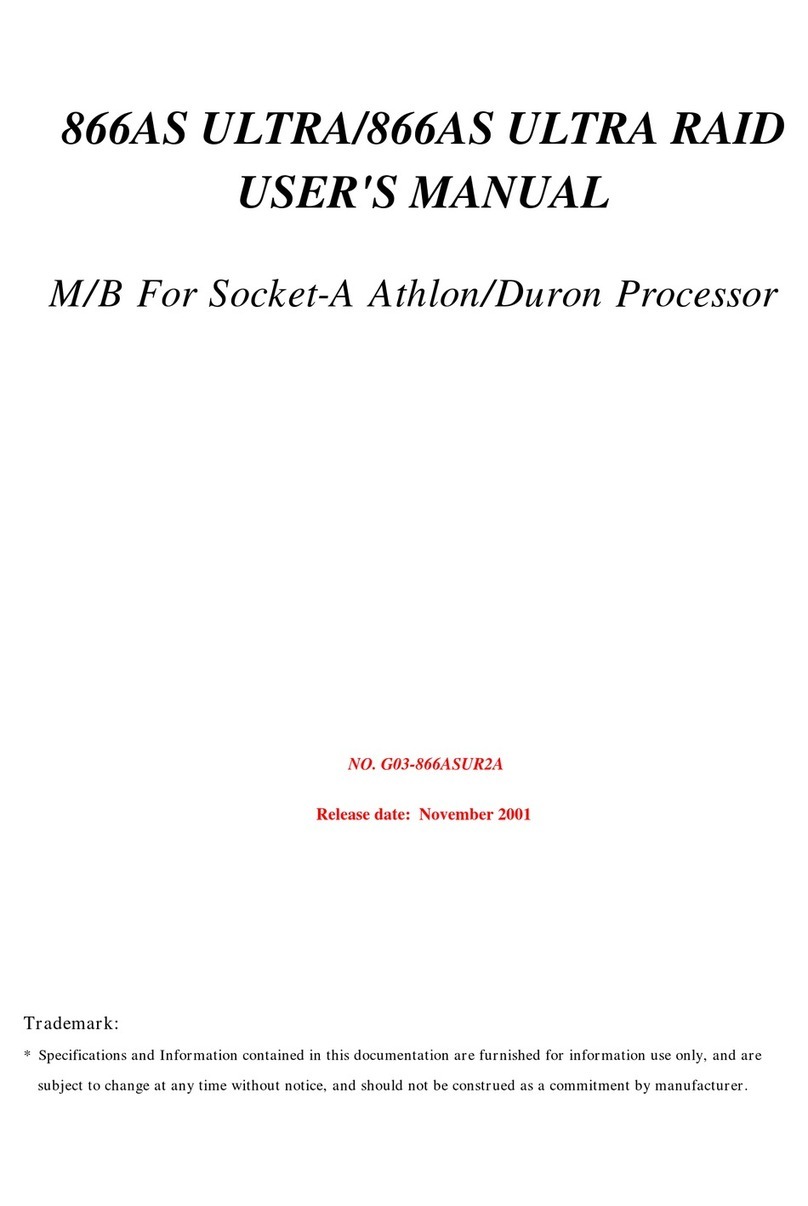 JETWAY 866ASUR2A User manual