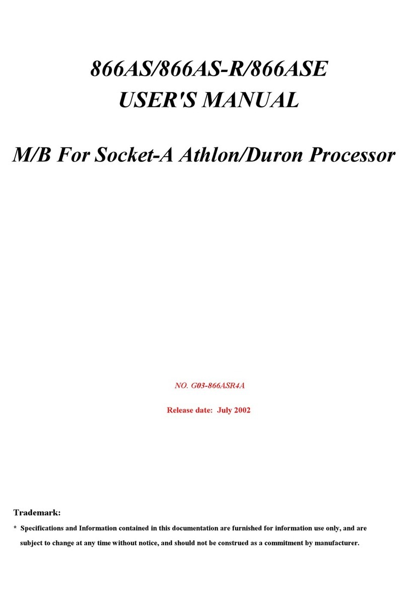 JETWAY 866ASR4A User manual