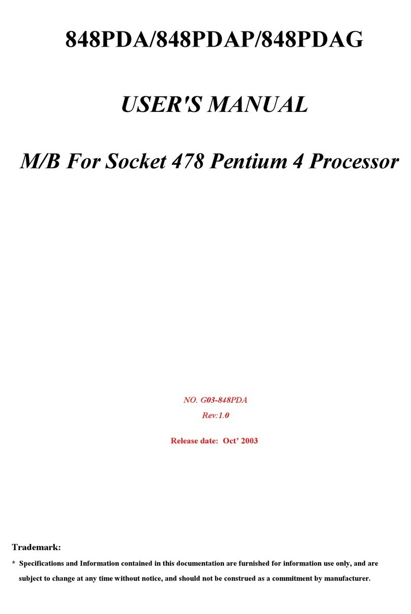 JETWAY 848PDAR1A user manual
