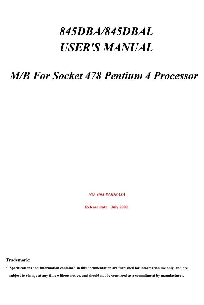 JETWAY 845DBA3A User manual