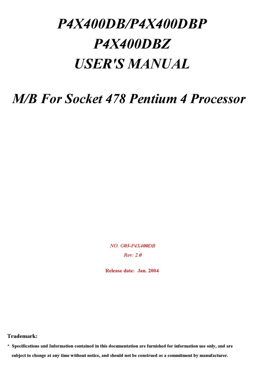 JETWAY P4X400DBR3A user manual