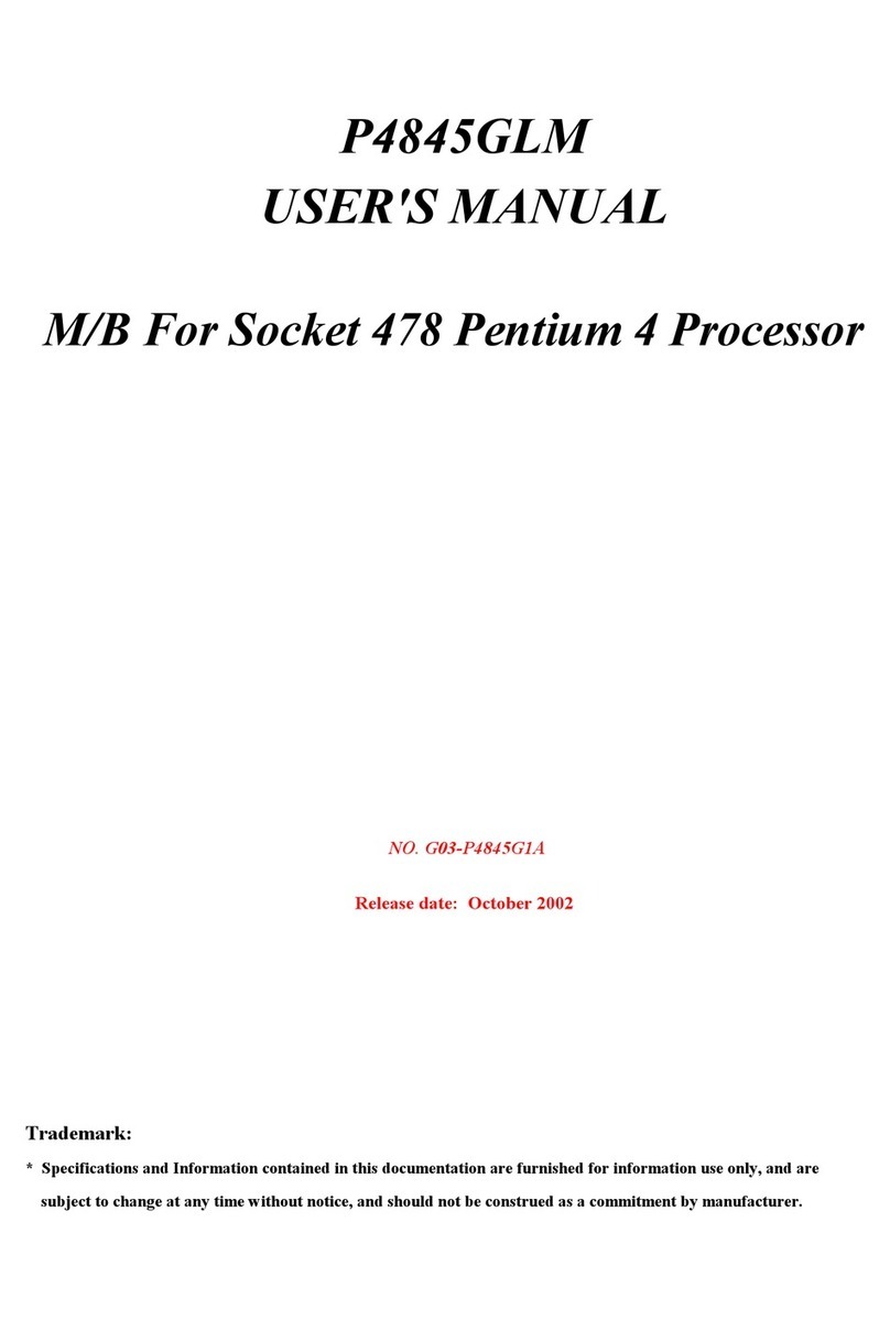 JETWAY P4845GLM1A User manual JETWAY P4845GLM1A User manual