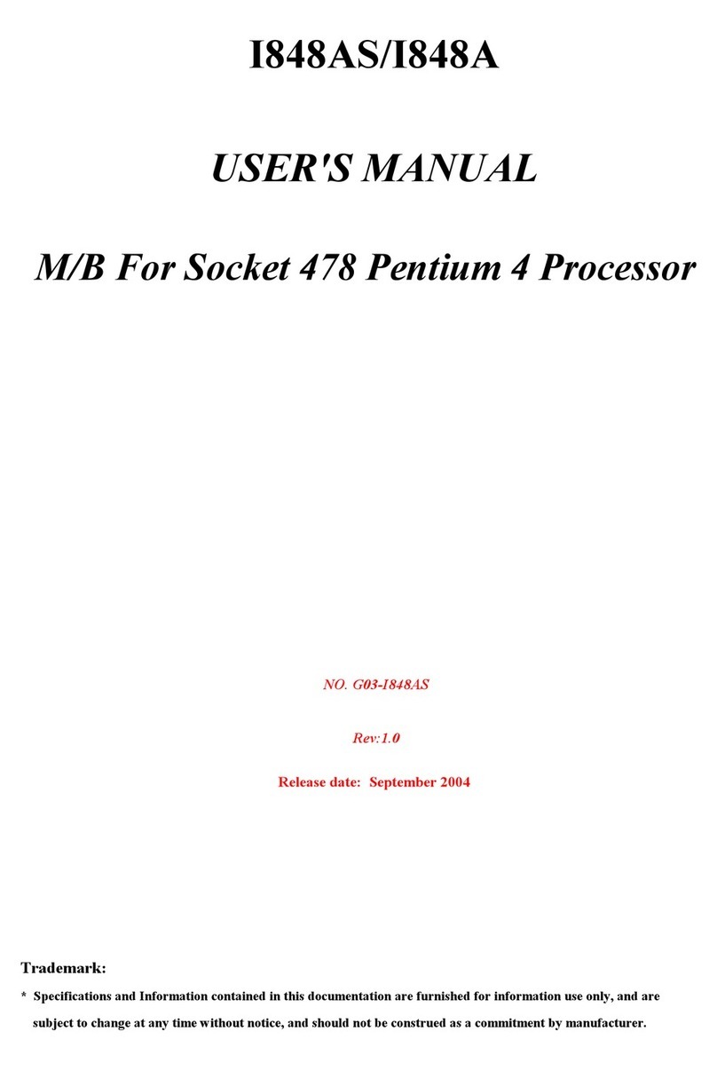 JETWAY I848ASR1A User manual JETWAY I848ASR1A User manual
