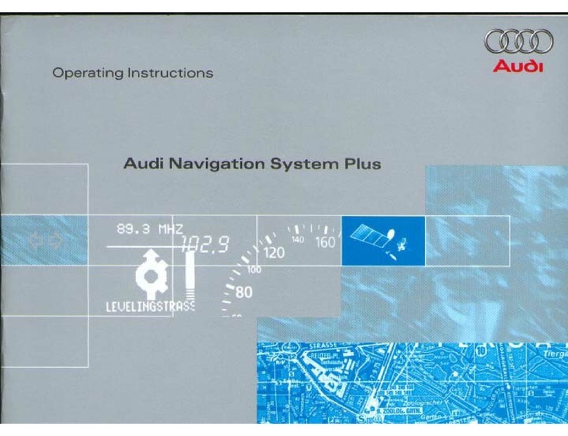 Audi NAVIGATION SYSTEM PLUS manual