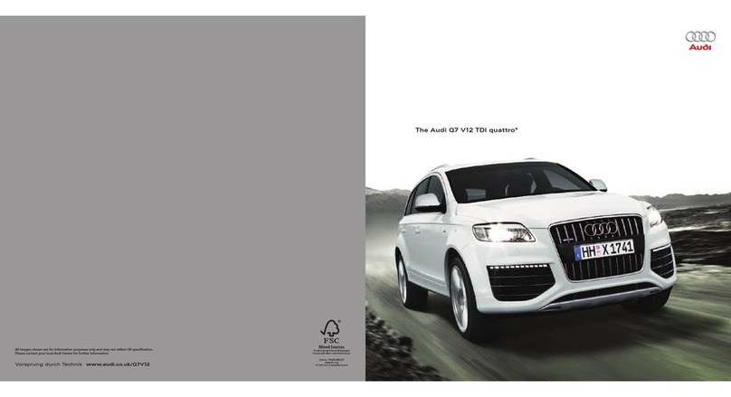 Audi Q7 V12 TDI QUATTRO - User manual
