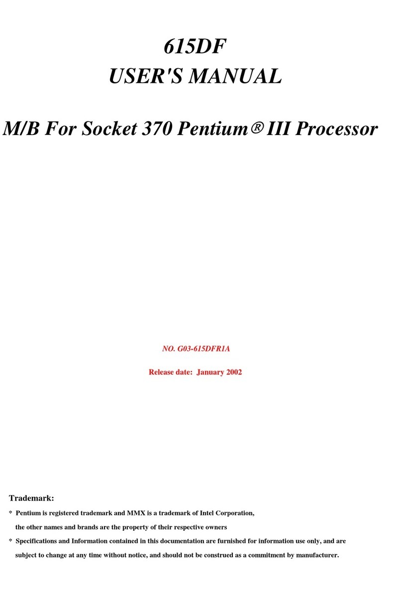 JETWAY 615DFR1A User manual