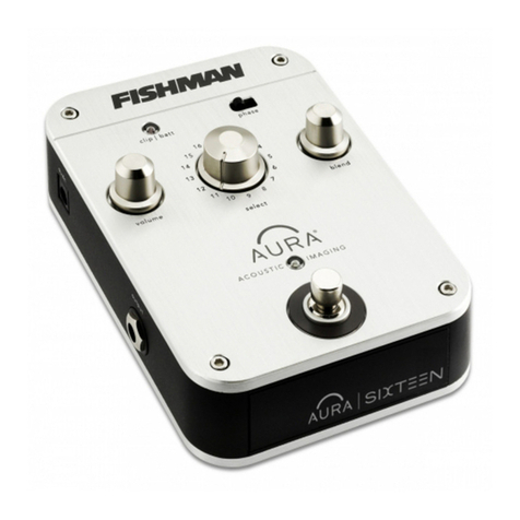 Fishman AURA ACOUSTIC IMAGING PEDAL manual