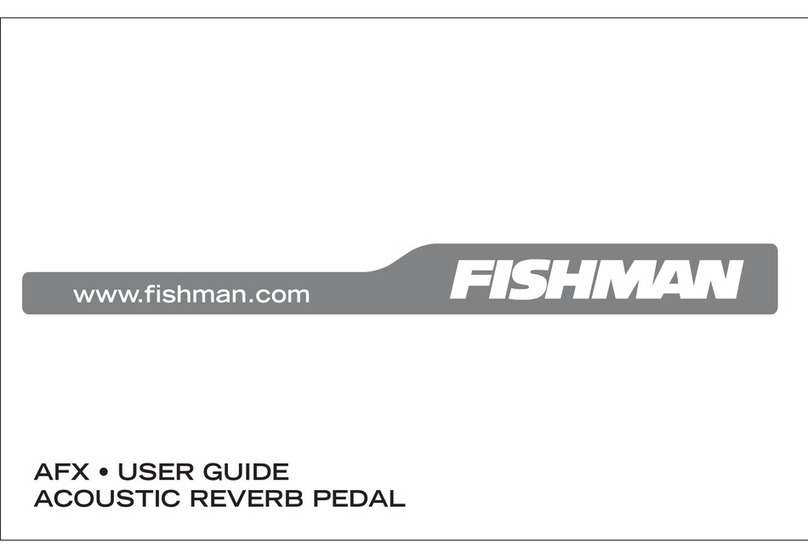 Fishman AFX REVERB manual