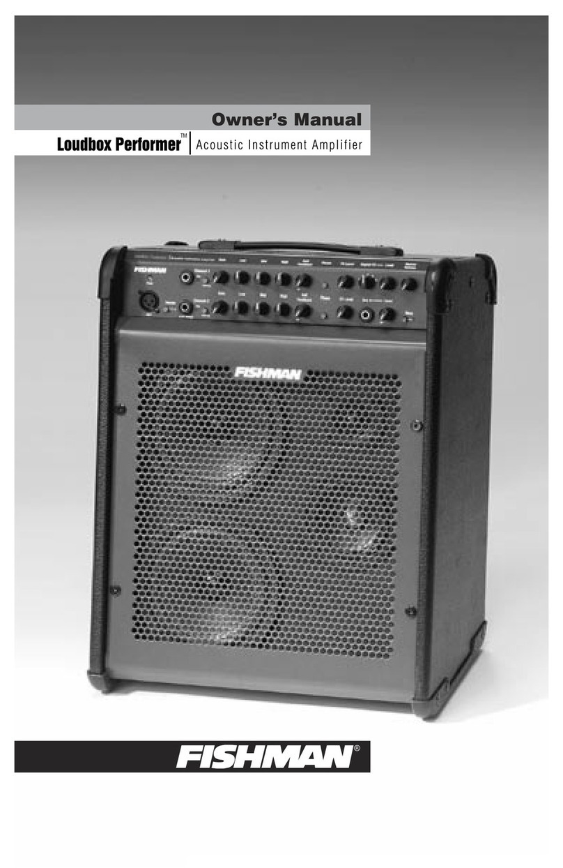 Fishman LOUDBOX PERFORMER - ANNEXE 324 owner's manual