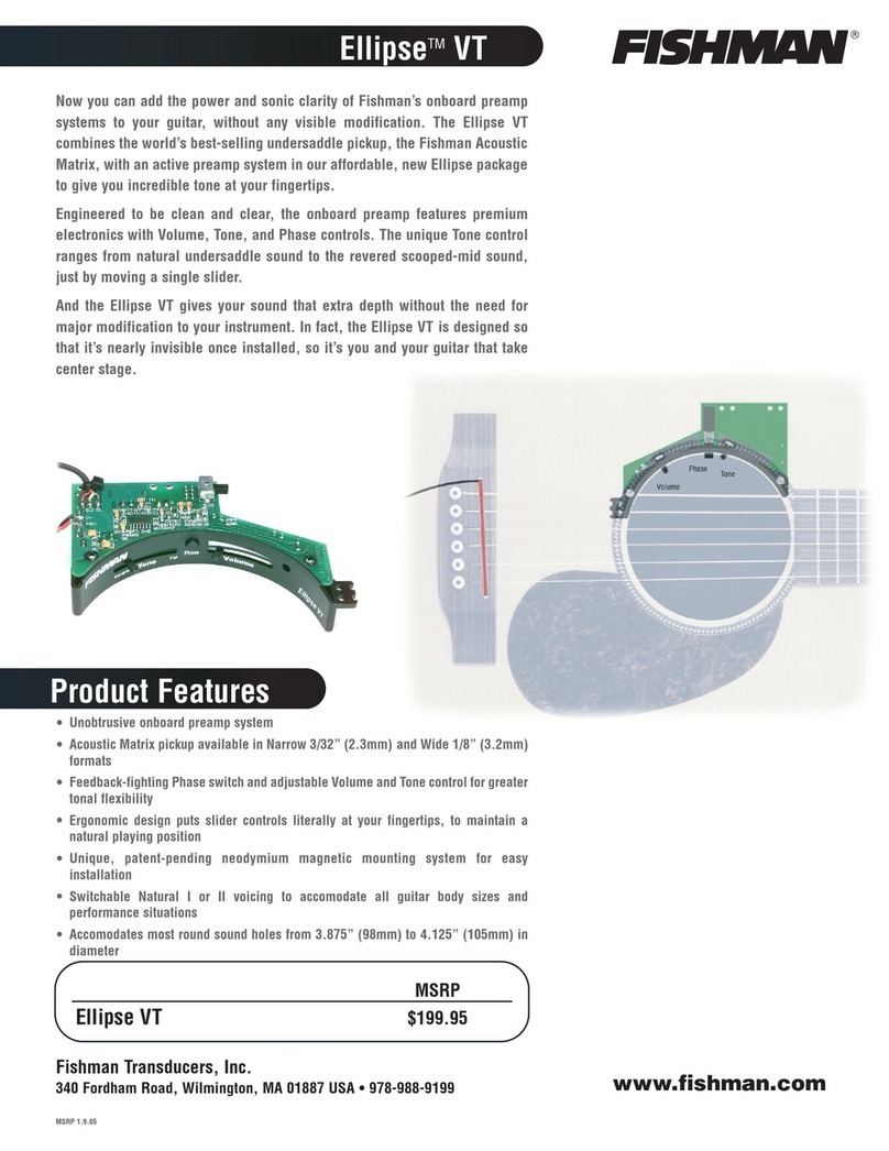 Fishman ELLIPSE VT - Product sheet