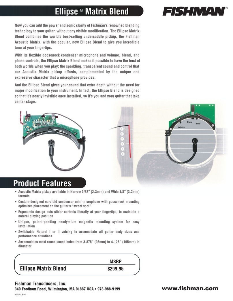 Fishman ELLIPSE BLEND - Product sheet