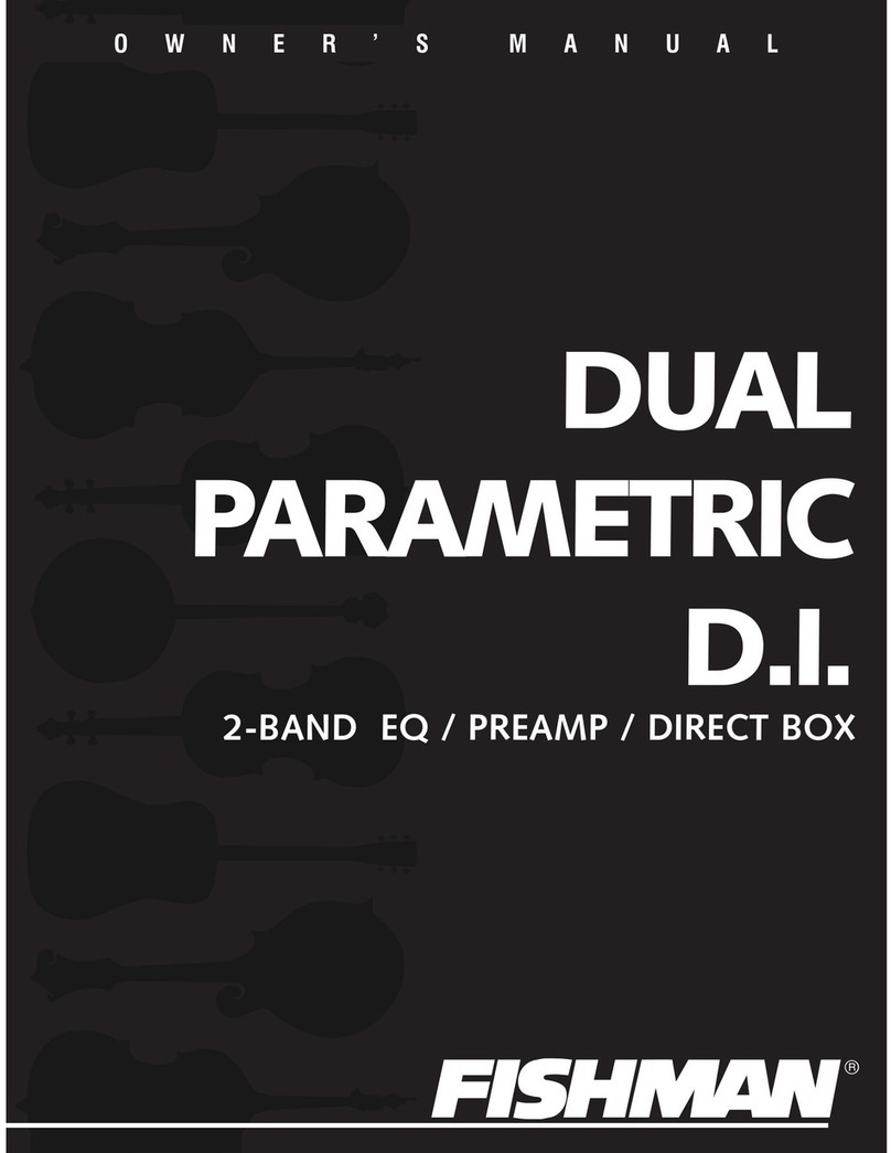 Fishman DUAL PARAMETRIC D.I. manual