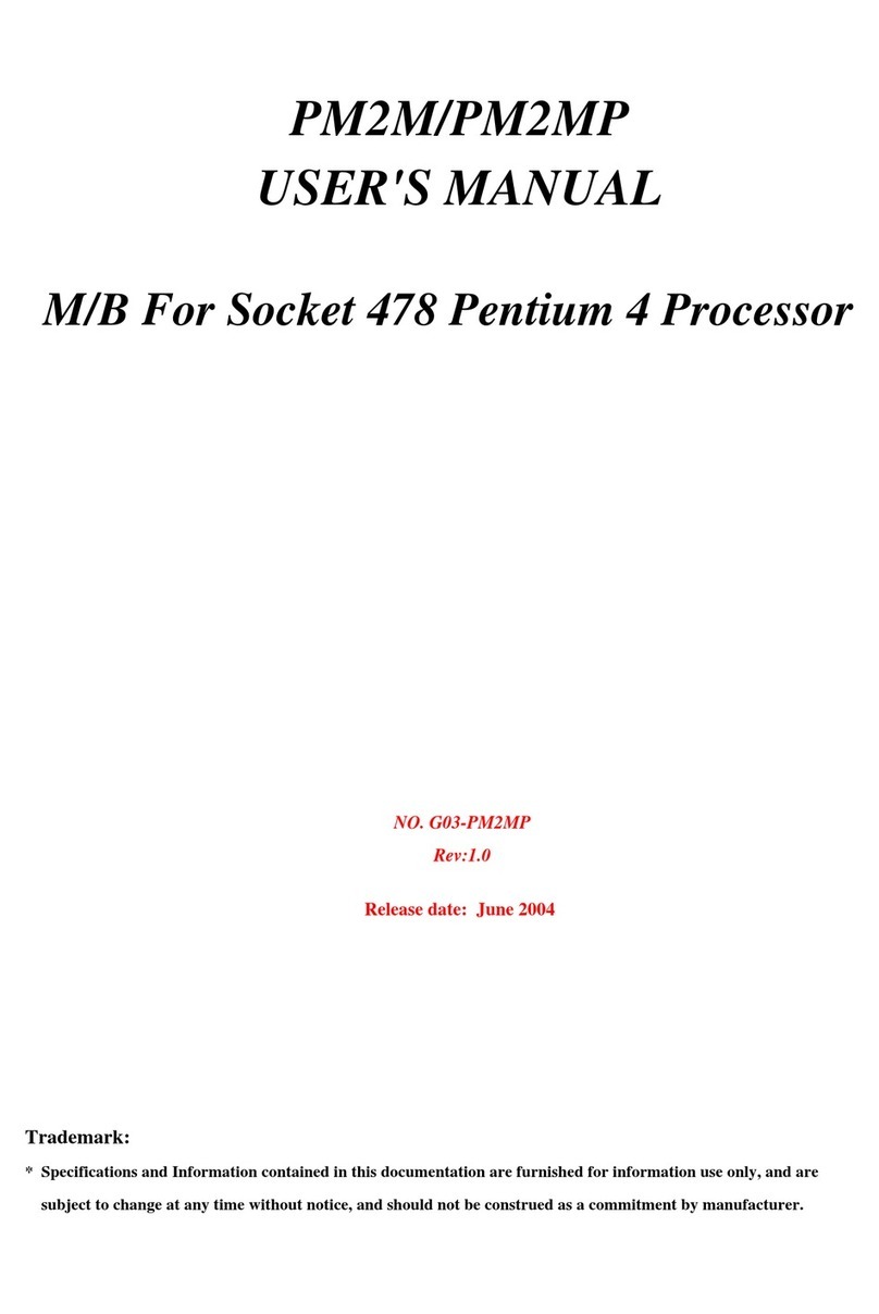 JETWAY PM2M - REV 1.0 user manual