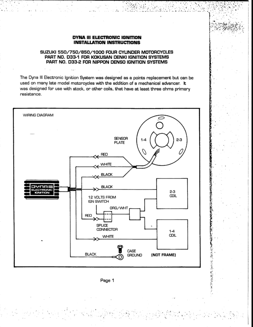 DYNATEK D33-1 User manual DYNATEK D33-1 User manual