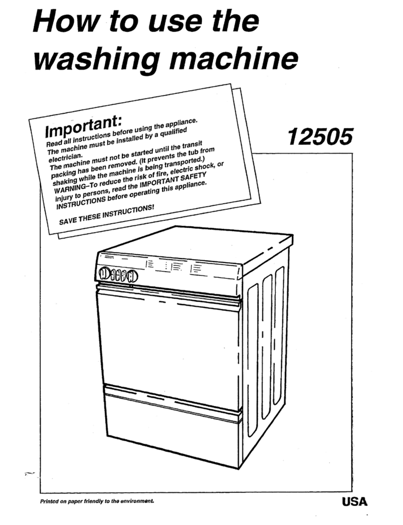 Asko 12505 - User manual