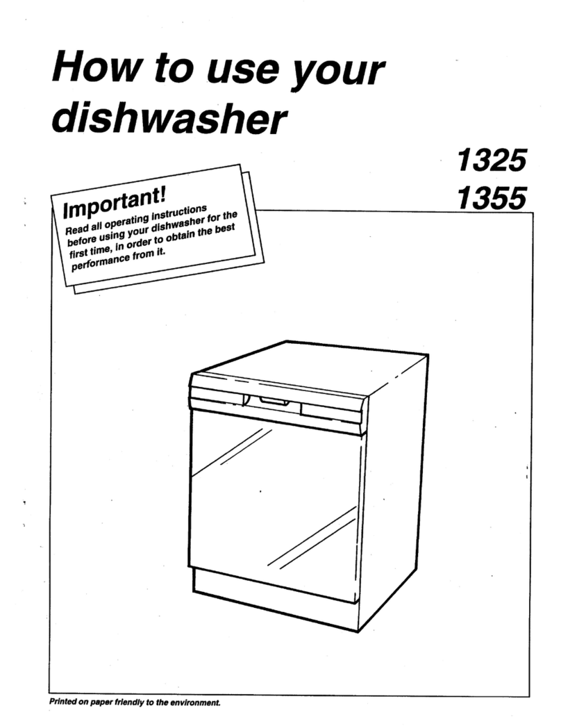 Asko 1325 Operating instructions Asko 1325 Operating instructions