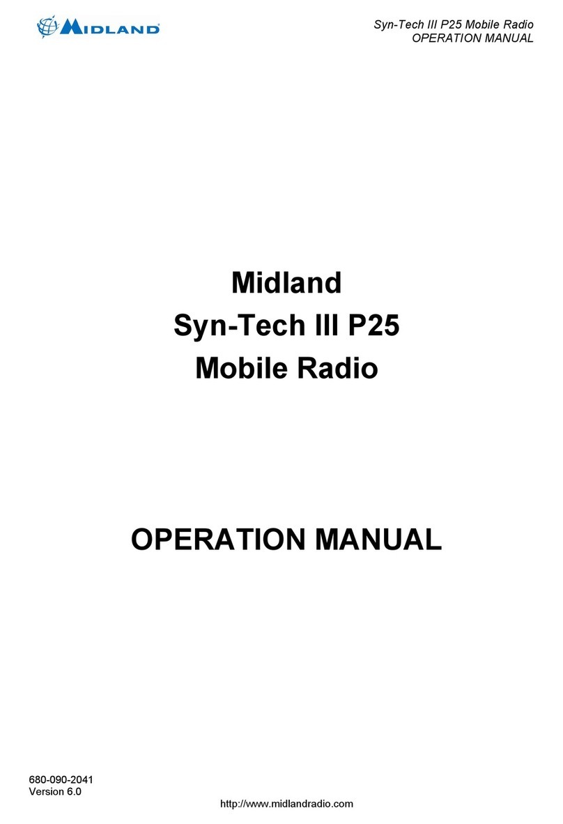 Midland SYN-TECH III P25 - REV 6.0 User manual