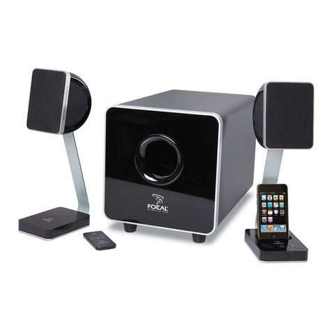 Focal XS MULTIMEDIA SOUND SYSTEM user manual