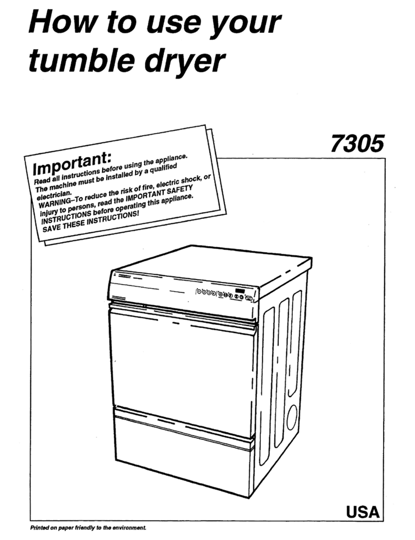 Asko 7305 - User manual