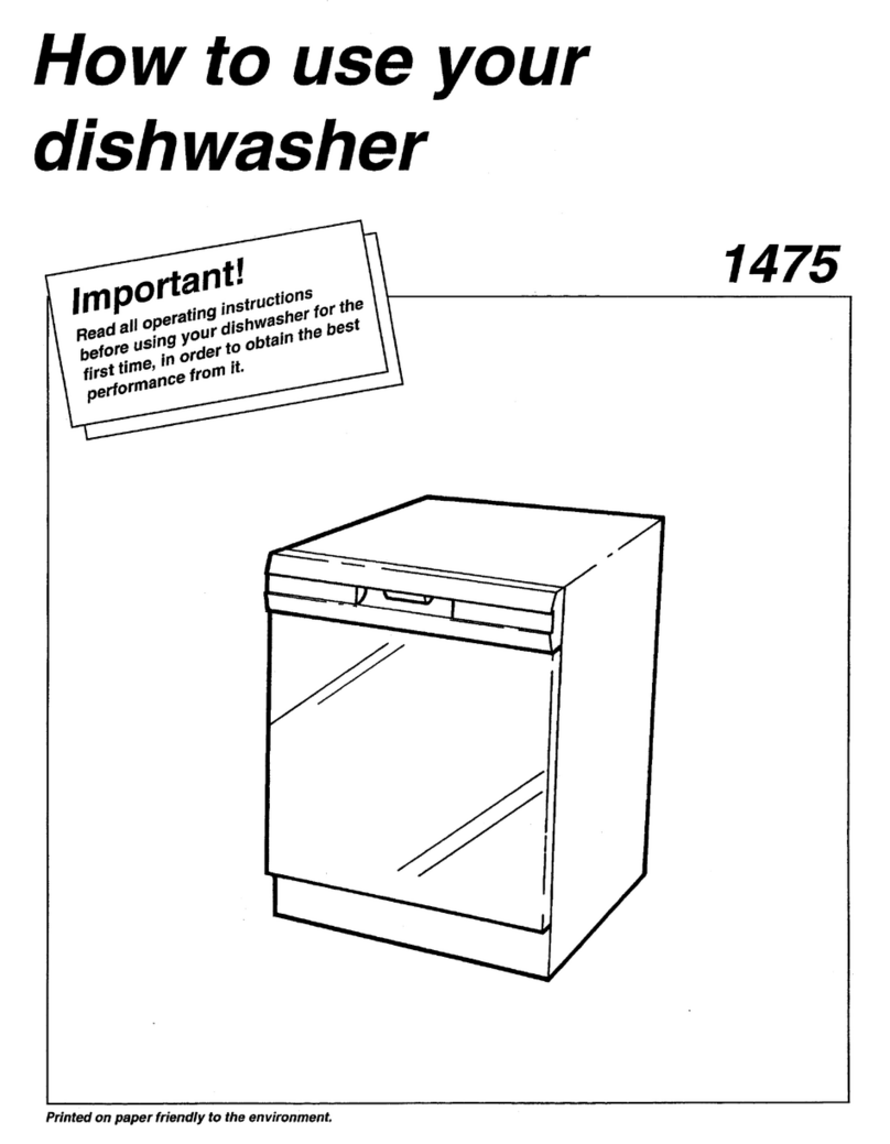 Asko 1475 Operating instructions