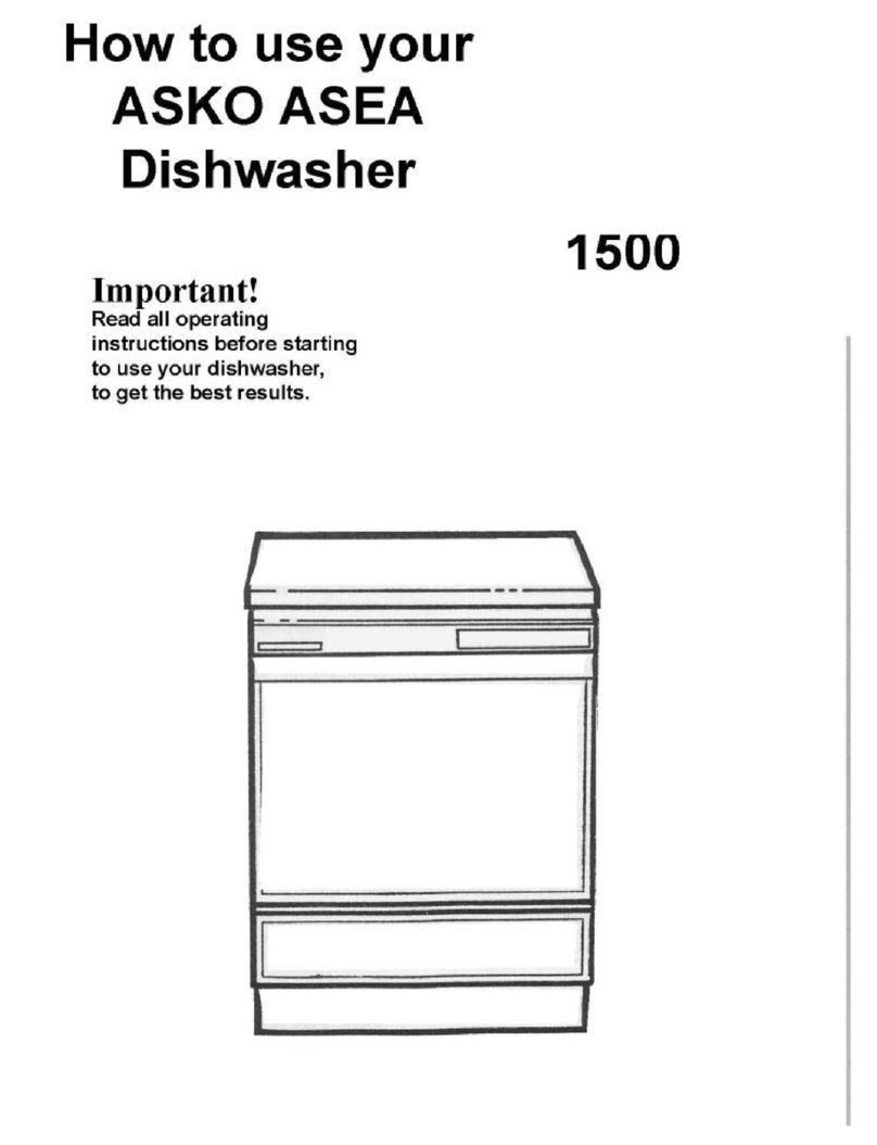 Asko 1500 Operating instructions