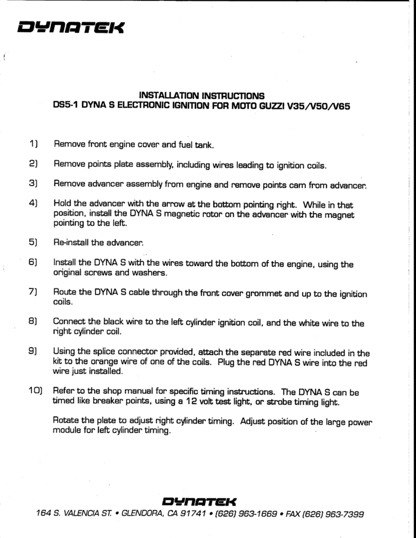 DYNATEK DS5-1 installation instructions