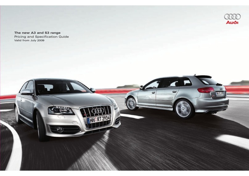 Audi A3 Sportback User manual