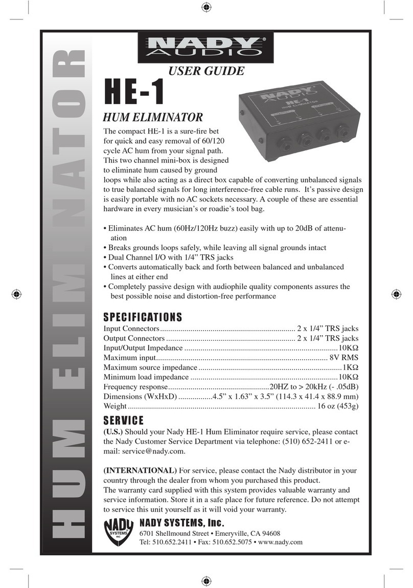 Nady Audio HE-1 user guide