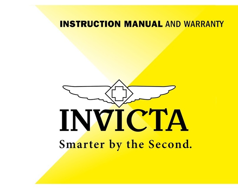 Invicta INVICTA Instruction manual and warranty