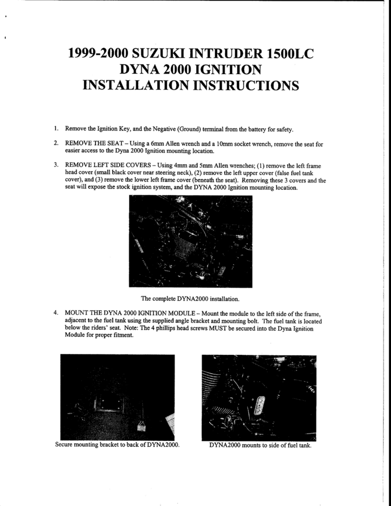 DYNATEK DDK3-6 installation instructions DYNATEK DDK3-6 installation instructions