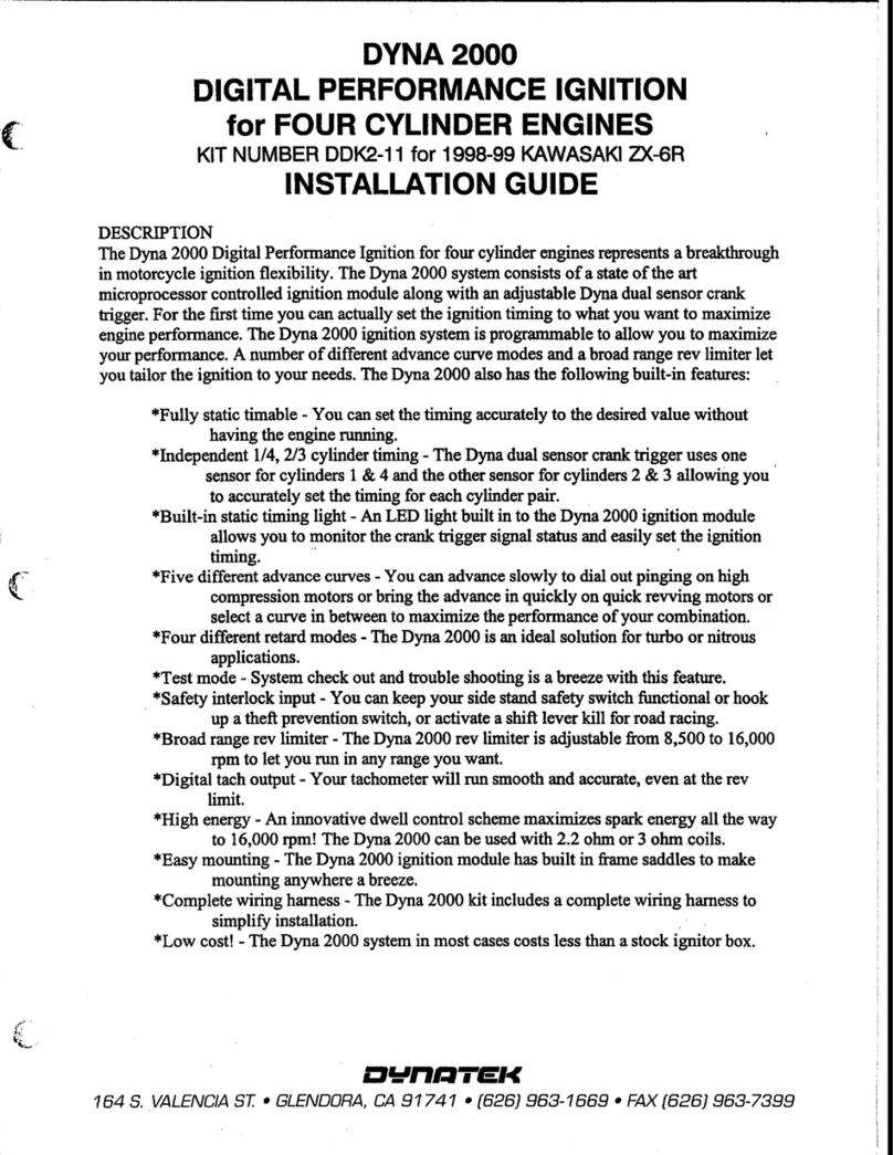 DYNATEK DDK2-11 User manual DYNATEK DDK2-11 User manual
