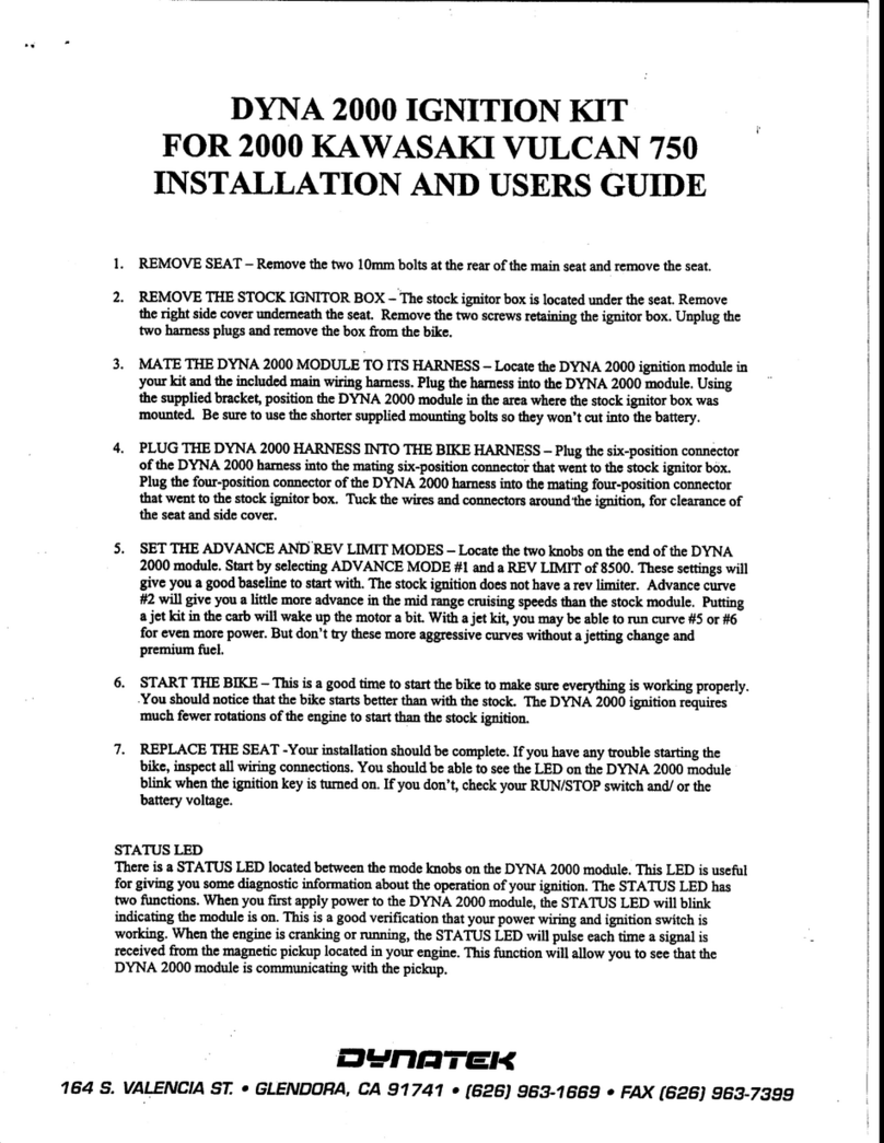 DYNATEK DDK2-14 Installation and user guide