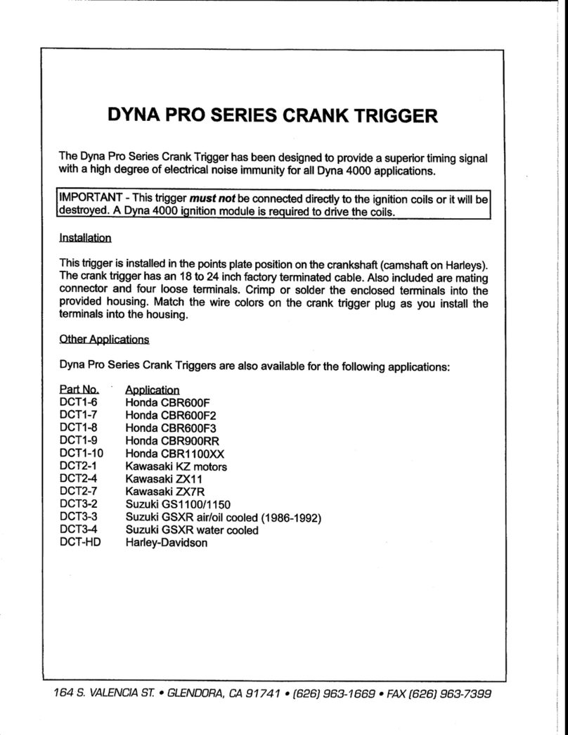 DYNATEK D4K-DCT User manual DYNATEK D4K-DCT User manual