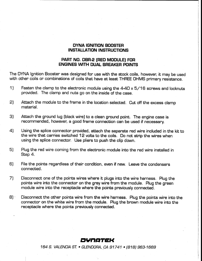 DYNATEK DBR-2 User manual