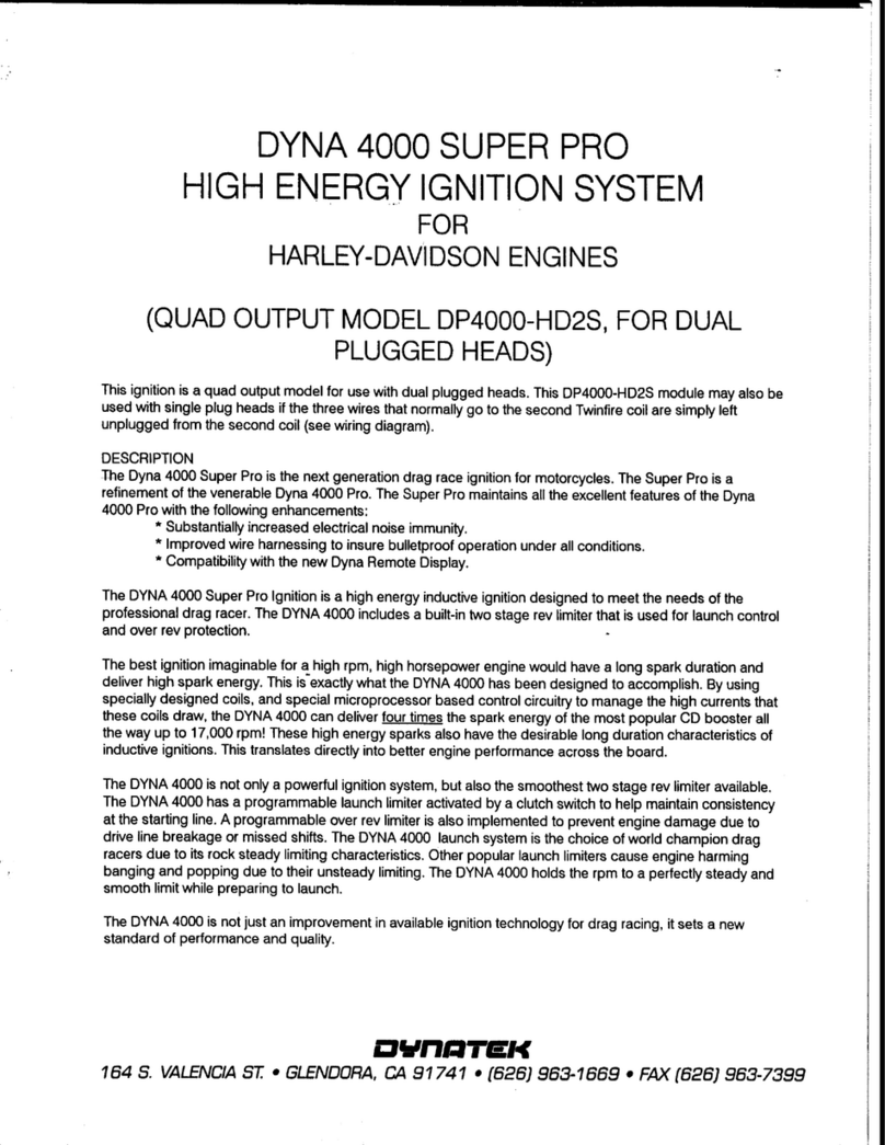 DYNATEK DP4000-HD2S manual