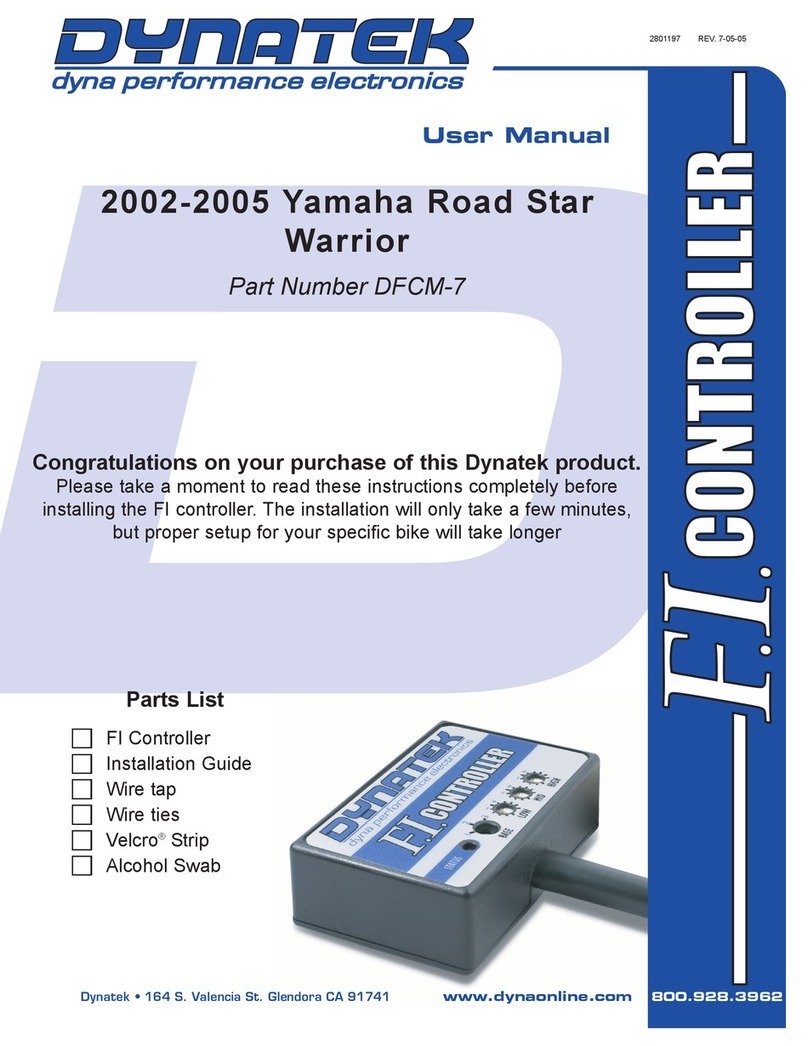DYNATEK DFCM-7 user manual