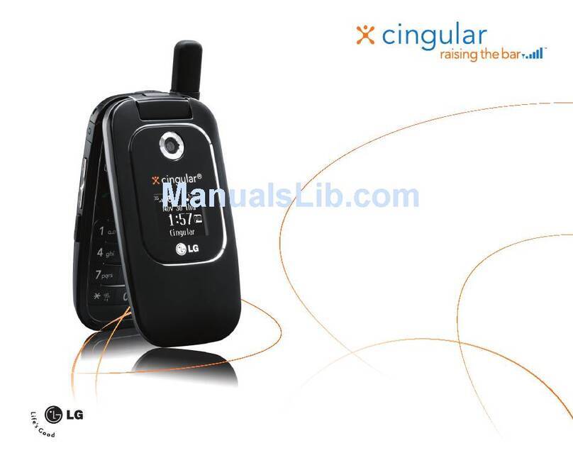 LG CU400 -  Cell Phone Quick start guide