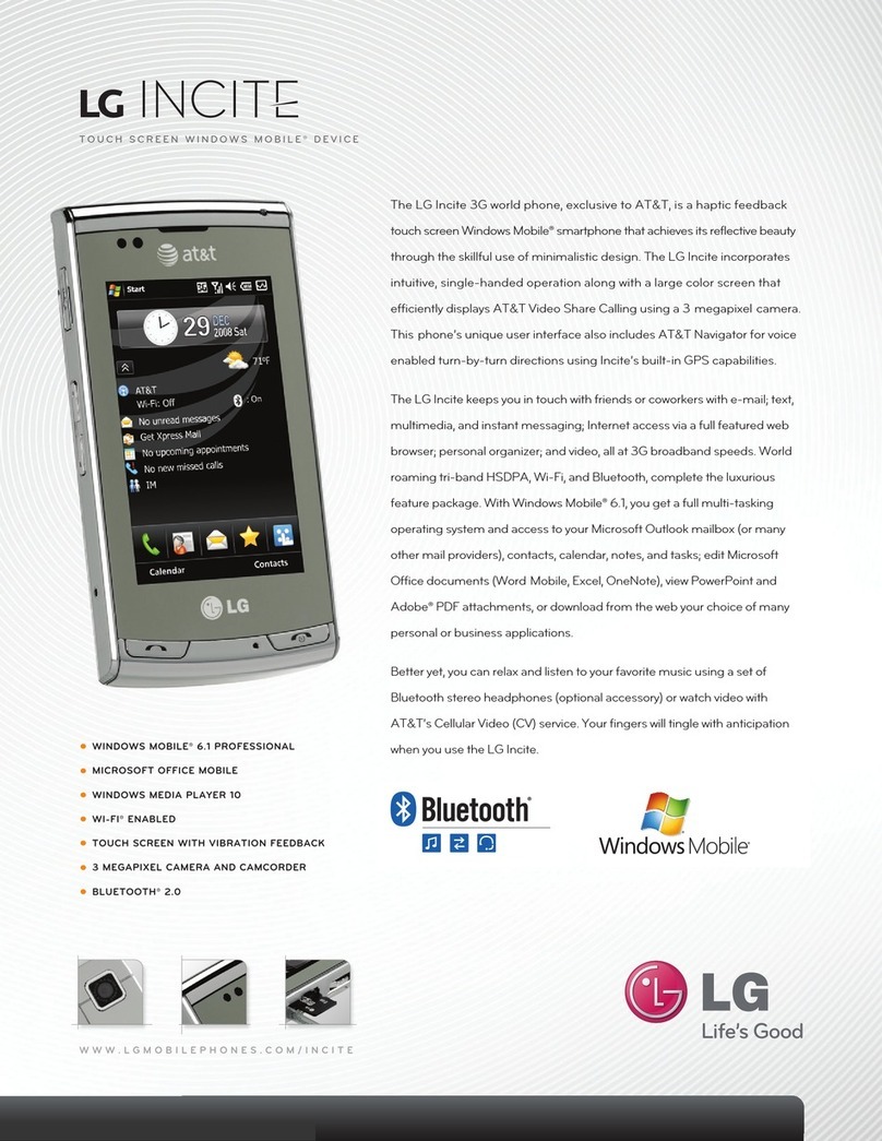 LG CT810 User manual