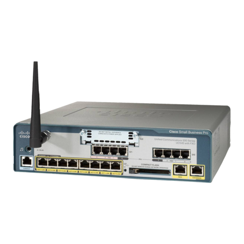 Cisco UC540W-BRI-K9 User manual Cisco UC540W-BRI-K9 User manual