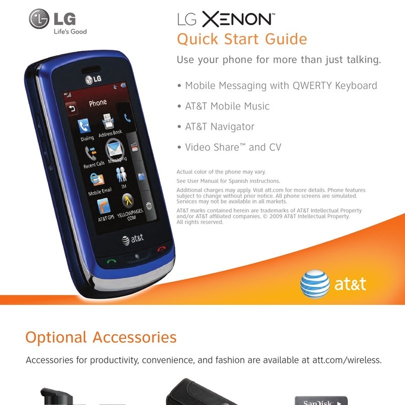 LG GR500 User manual