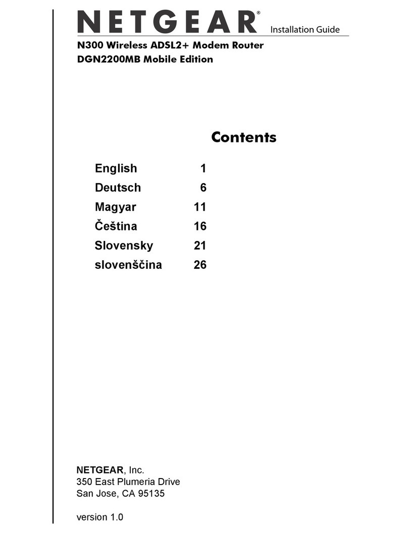 NETGEAR DGN2200MB User manual