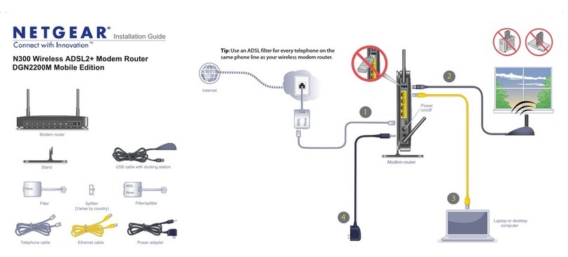 NETGEAR DGN2200M - Wireless-N 300 Router User manual
