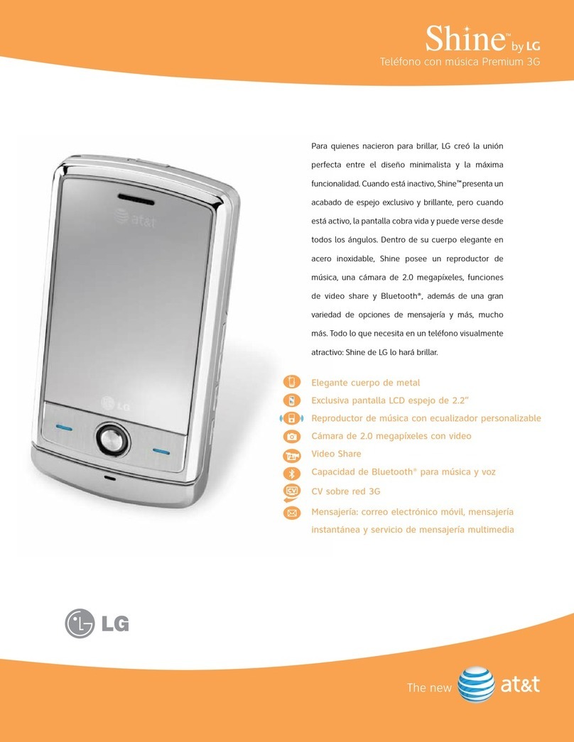 LG CU720 Black User manual