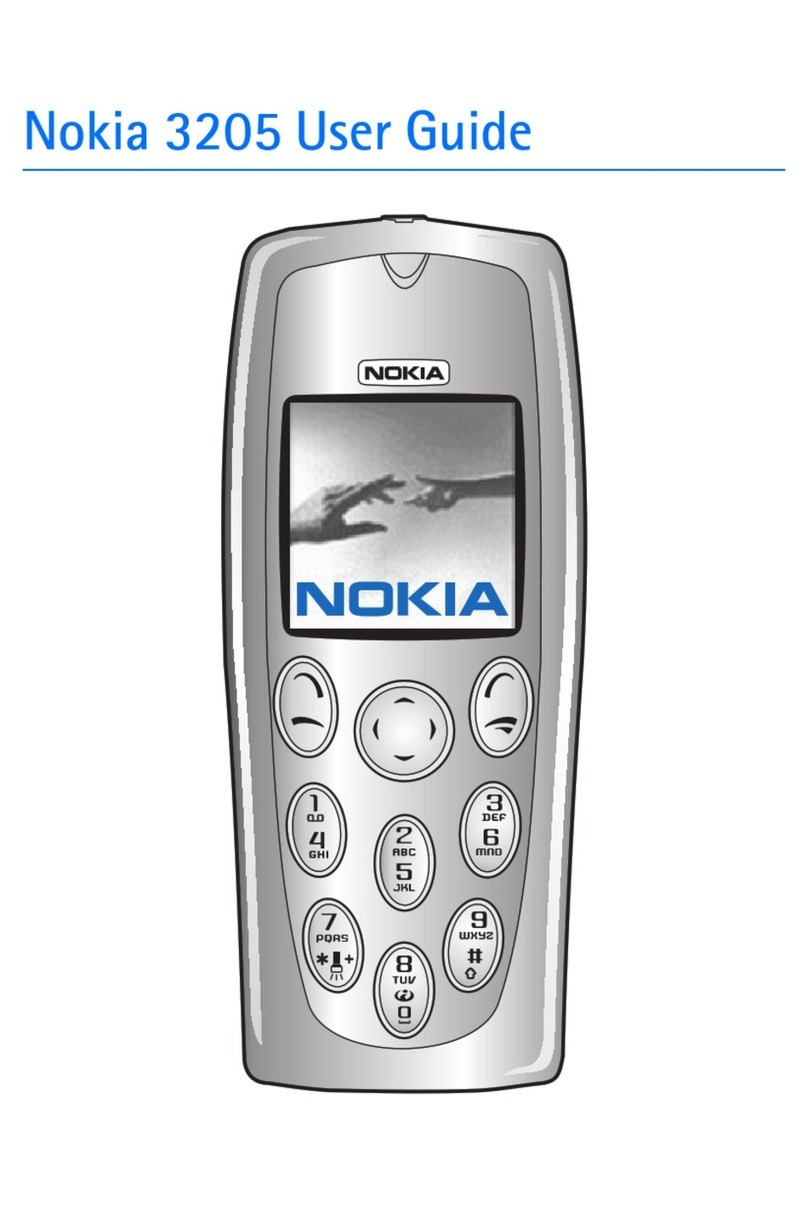 Nokia 3205 - Cell Phone - CDMA2000 1X User manual
