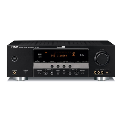 Yamaha RX-V363 - AV Receiver User manual