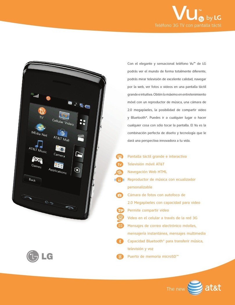 LG CU920 User manual