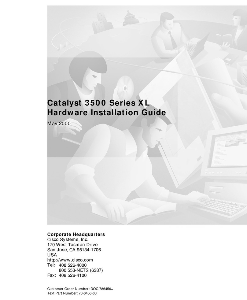 Cisco 3524-PWR - Catalyst XL Enterprise Edition... Hardware installation guide