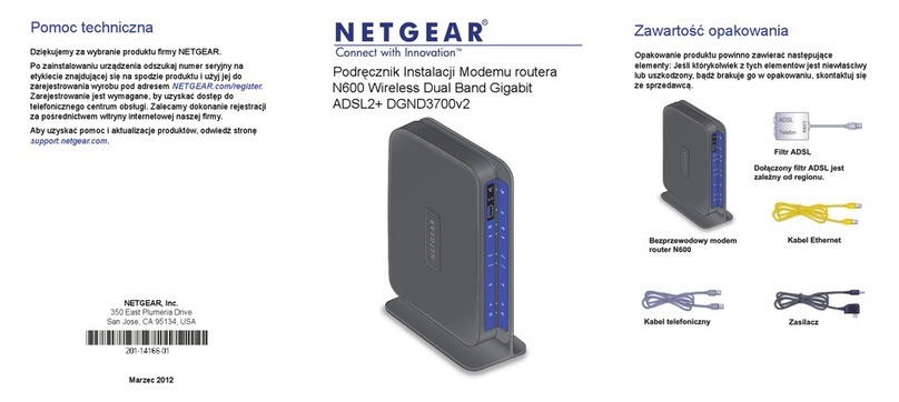 NETGEAR DGND3700v2 Reference guide NETGEAR DGND3700v2 Reference guide