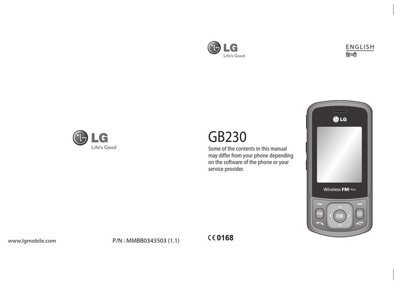 LG GB230 User manual