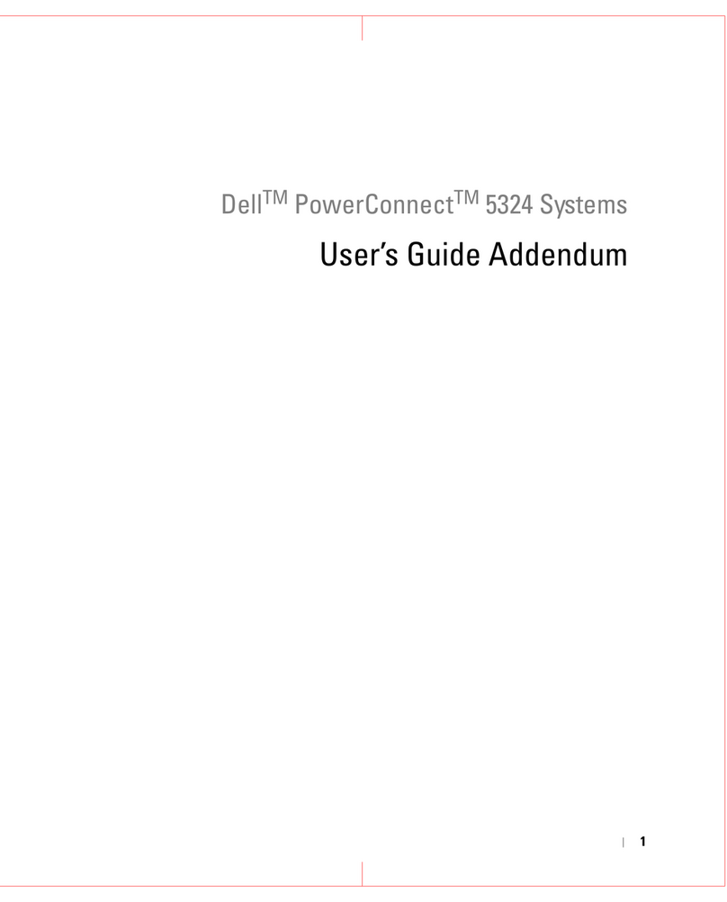 Dell 5324 - PowerConnect Switch User guide addendum